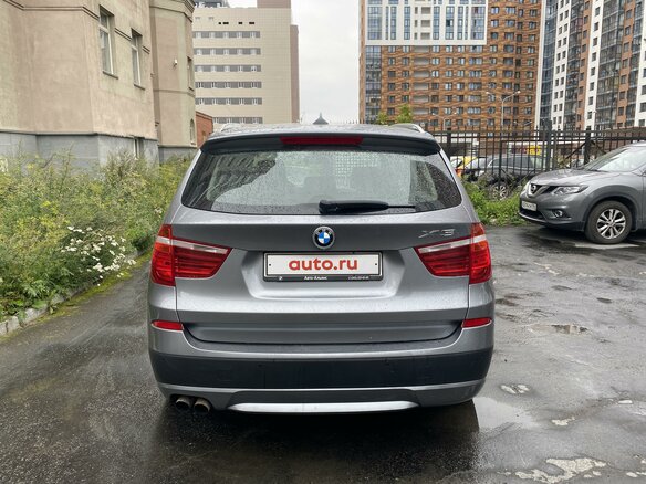 2012 BMW X3 28i xDrive II (F25), серый - вид 3