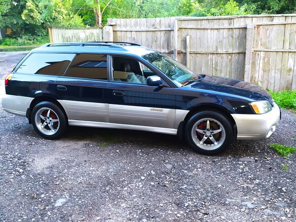 2003 Subaru Outback II, синий, 860000 рублей - вид 24