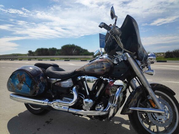 2006 Yamaha XV 1900, коричневый, 1200000 рублей - вид 14