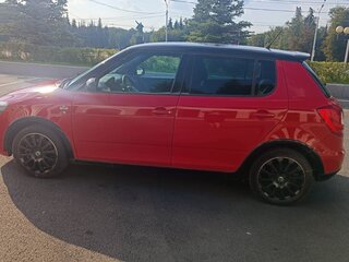 2012 Skoda Fabia II Рестайлинг, красный, 800000 рублей, вид 5