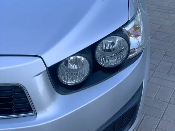 2013 Chevrolet Aveo II, серебристый - вид 8