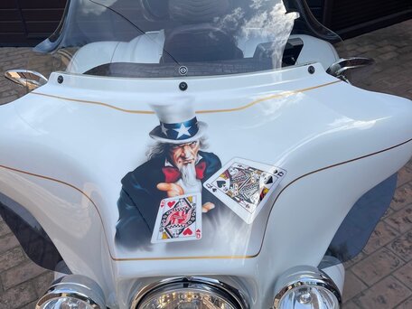2007 Harley-Davidson Electra Glide, белый, 4500000 рублей, вид 3