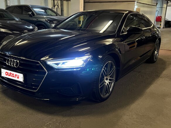 2019 Audi A7 40 TDI II (4K), чёрный, 4400000 рублей - вид 1