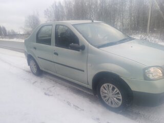 2009 Renault Logan I, зелёный, 425000 рублей, вид 4