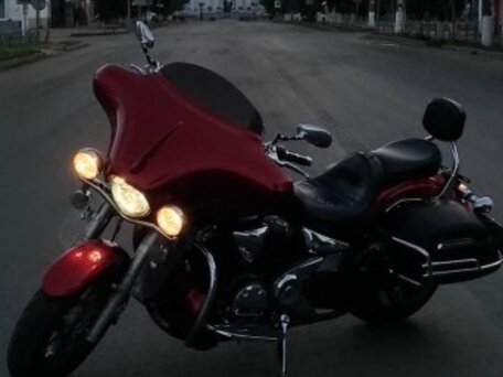 2007 Yamaha XVS1300, красный, 680000 рублей, вид 4