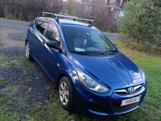 2011 Hyundai Solaris I, синий, 800000 рублей, вид 4