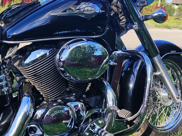 2000 Honda Shadow 750, чёрный, 450000 рублей - вид 5