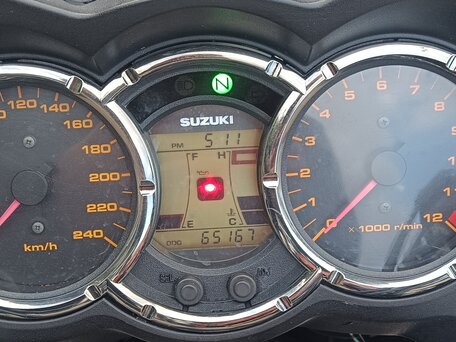 2008 Suzuki V-Strom 1000, серебристый, 480000 рублей, вид 2