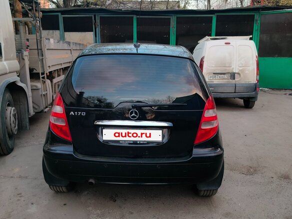 2008 Mercedes-Benz A-Класс 170 II (W169), чёрный, 550000 рублей - вид 3