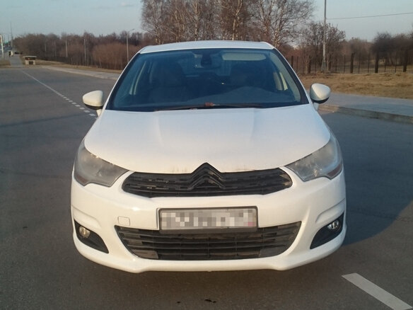 2012 Citroen C4 II, белый, 379500 рублей - вид 1