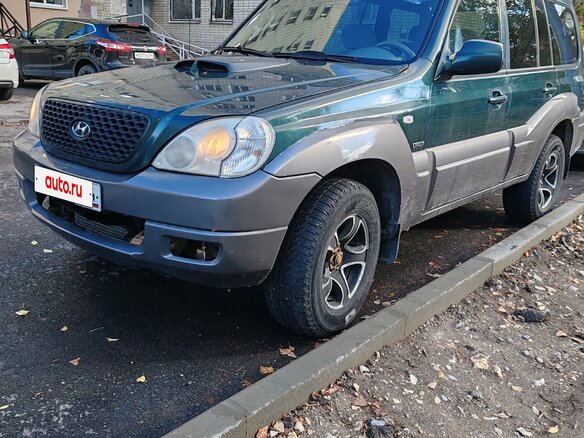 2005 Hyundai Terracan I Рестайлинг, зелёный, 650000 рублей