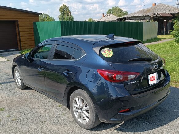 2018 Mazda Axela III Рестайлинг, синий, 1450000 рублей - вид 7