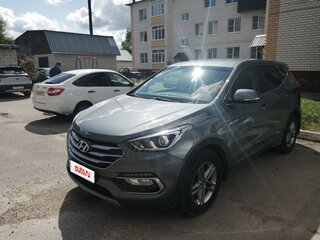2017 Hyundai Santa Fe III Рестайлинг, серый, 2400000 рублей, вид 2