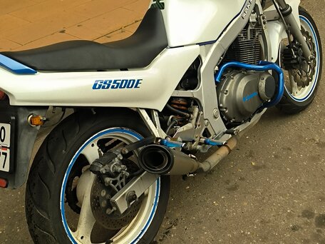 1998 Suzuki GS 500, белый, 250000 рублей, вид 2