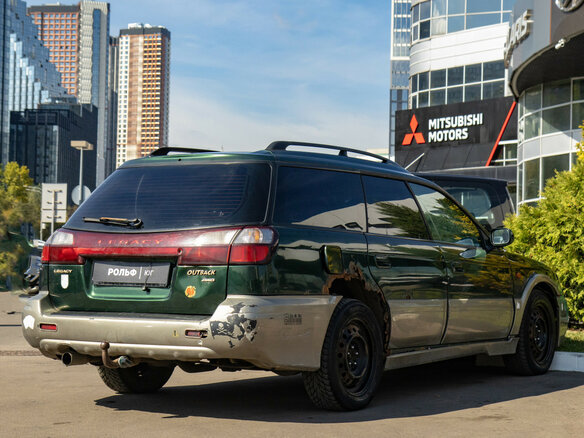 2000 Subaru Outback II, зелёный - вид 3