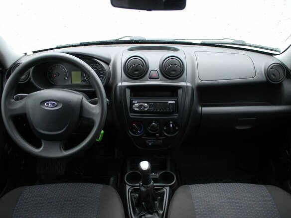 2012 Lada (ВАЗ) Granta I, серебристый - вид 7