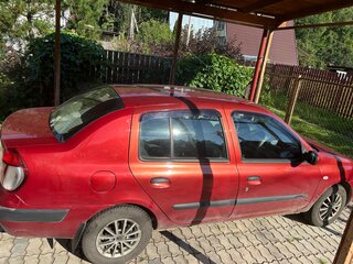 2006 Renault Symbol I Рестайлинг, красный, 350000 рублей, вид 4