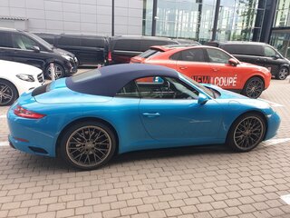 2016 Porsche 911 Carrera VII (991) Рестайлинг, голубой, 12250000 рублей, вид 5