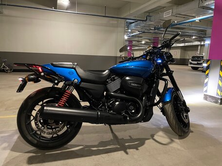 2018 Harley-Davidson Street Rod, синий, 793000 рублей, вид 3