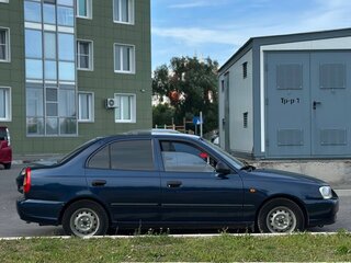 2007 Hyundai Accent ТагАЗ II, синий, 400000 рублей, вид 4