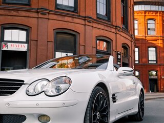 2006 Mercedes-Benz SL-Класс 350 V (R230), белый, 2500000 рублей, вид 1
