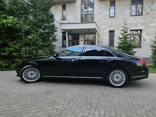 2018 Mercedes-Benz S-Класс 350 d Long VI (W222, C217) Рестайлинг, чёрный, 7500000 рублей, вид 3