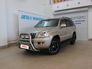 2007 Toyota Land Cruiser Prado 5-speed 120 Series Рестайлинг, белый, 2200000 рублей, вид 1