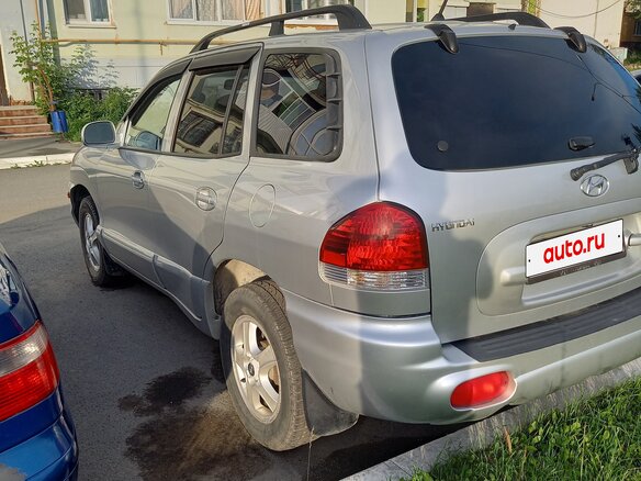 2004 Hyundai Santa Fe I, серебристый, 700000 рублей - вид 5