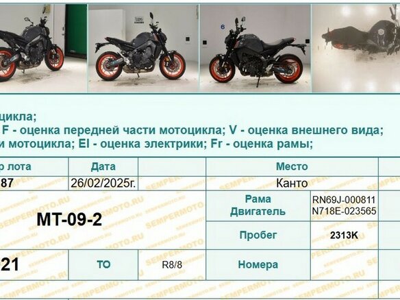 2021 Yamaha MT-09 (FZ-09), серый, 1150000 рублей - вид 38