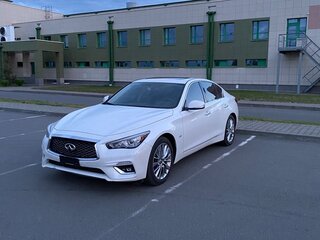 2018 Infiniti Q50 I Рестайлинг, белый, 2500000 рублей, вид 2