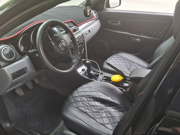 2006 Mazda 3 I (BK) Рестайлинг, чёрный, 560000 рублей - вид 9
