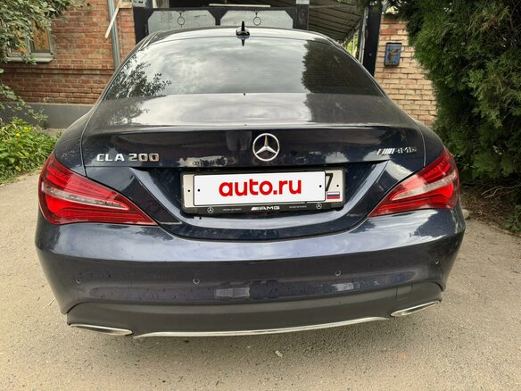 2017 Mercedes-Benz CLA 200 I (C117, X117) Рестайлинг, синий, 1800000 рублей - вид 13