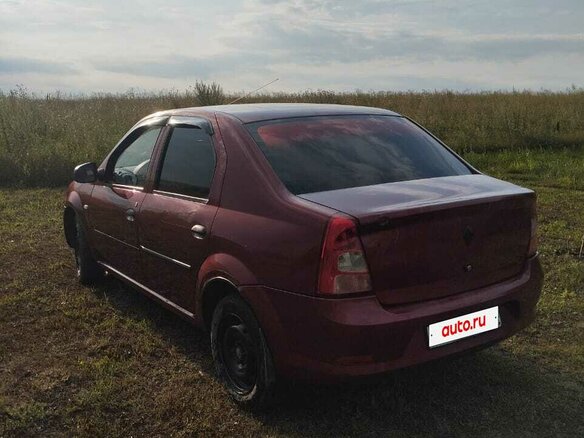 2012 Renault Logan I Рестайлинг, красный, 300000 рублей - вид 3