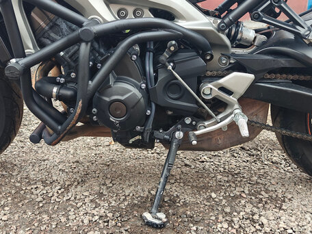 2015 Yamaha MT-09 (FZ-09), оранжевый, 650000 рублей, вид 5