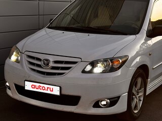 2006 Mazda MPV II (LW) Рестайлинг, белый, 870000 рублей, вид 4