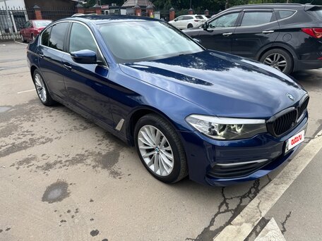 2018 BMW 5 серии 520d xDrive VII (G30/G31/G38), синий, 2259000 рублей, вид 2