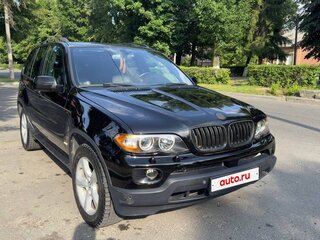 2004 BMW X5 4.4i I (E53) Рестайлинг, чёрный, 1000000 рублей, вид 2