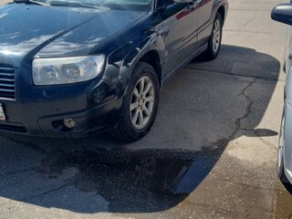 2007 Subaru Forester II Рестайлинг, чёрный, 470000 рублей, вид 2