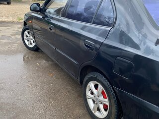 2008 Hyundai Accent ТагАЗ II, чёрный, 360000 рублей, вид 2