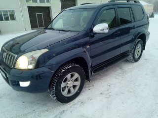 2002 Toyota Land Cruiser Prado 120 Series, синий, 1600000 рублей, вид 3