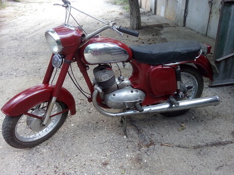 1973 Jawa 350/360, пурпурный, 100000 рублей, вид 1