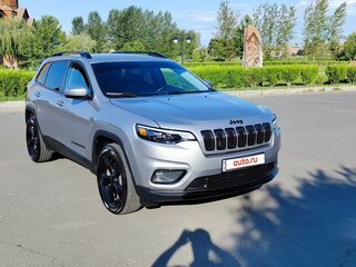 2020 Jeep Cherokee V (KL) Рестайлинг, серебристый, 2450000 рублей, вид 4