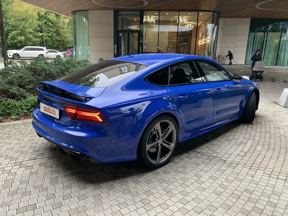 2015 Audi RS 7 I (4G) Рестайлинг, синий - вид 9