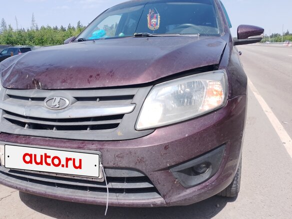 2015 Lada (ВАЗ) Granta I, пурпурный, 375000 рублей - вид 23