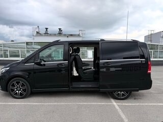 2021 Mercedes-Benz V-Класс Long 250 d длинный III (W447) Рестайлинг, чёрный, 8500000 рублей, вид 4