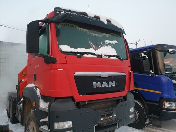 2015 MAN TGS, красный - вид 1
