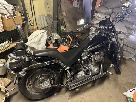 2003 Harley-Davidson Softail Standard, чёрный, 680000 рублей, вид 1