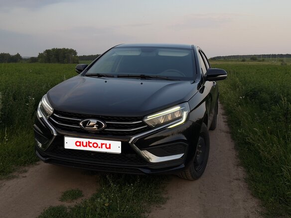 2024 Lada (ВАЗ) Vesta I Рестайлинг (NG), чёрный, 1200000 рублей - вид 1