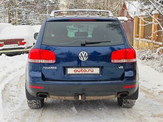 2005 Volkswagen Touareg I, синий, 1600000 рублей, вид 5
