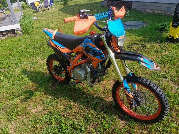 2023 Kayo Evolution YX140EM, золотистый, 90000 рублей - вид 5
